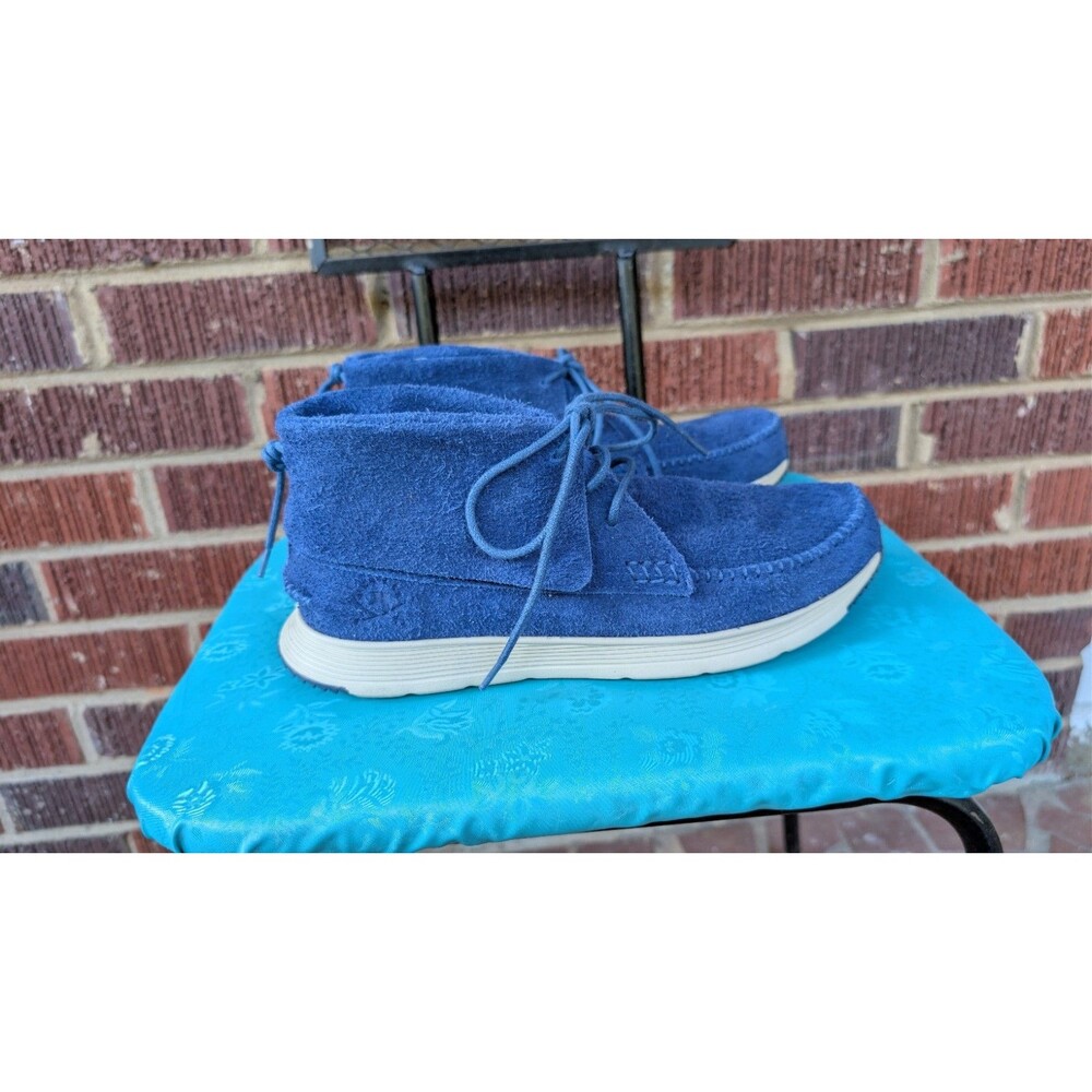 Ransom Alta Mid Blue Suede Chukka Moccasin SneakersMens Sz 8